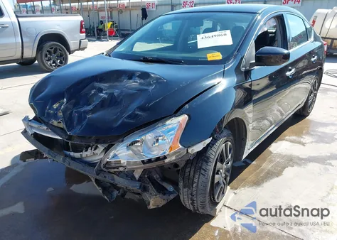 2015 Nissan Sentra S z USA, uszkodzony, nr VIN 3N1AB7AP5FY254646